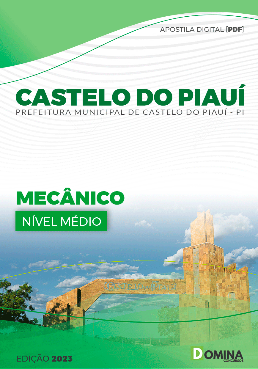 Apostila Digital Pref Castelo do Piauí PI 2023 Mecânico