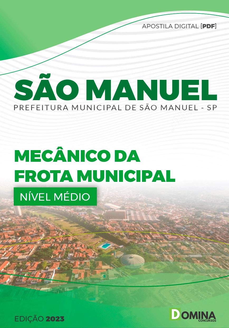 Apostila Pref São Manuel SP 2023 Mecânico Frota Municipal