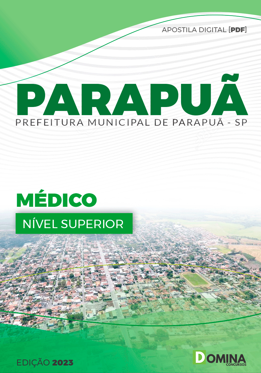 Apostila Digital Concurso Pref Parapuã SP 2023 Médico