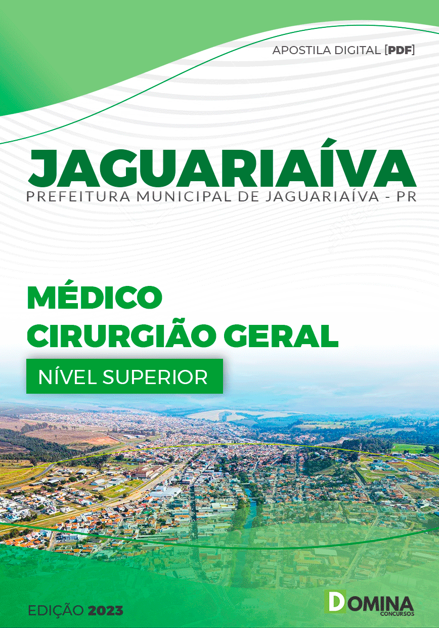 Apostila Pref Jaguariaíva PR 2023 Médico Cirurgião Geral