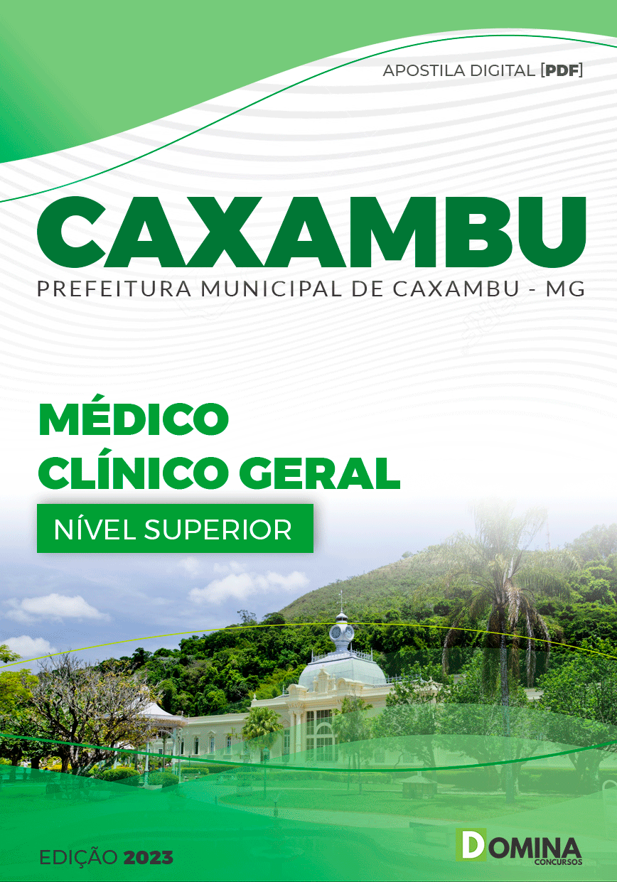 Apostila Concurso Pref Caxambu MG 2023 Médico Clínico Geral