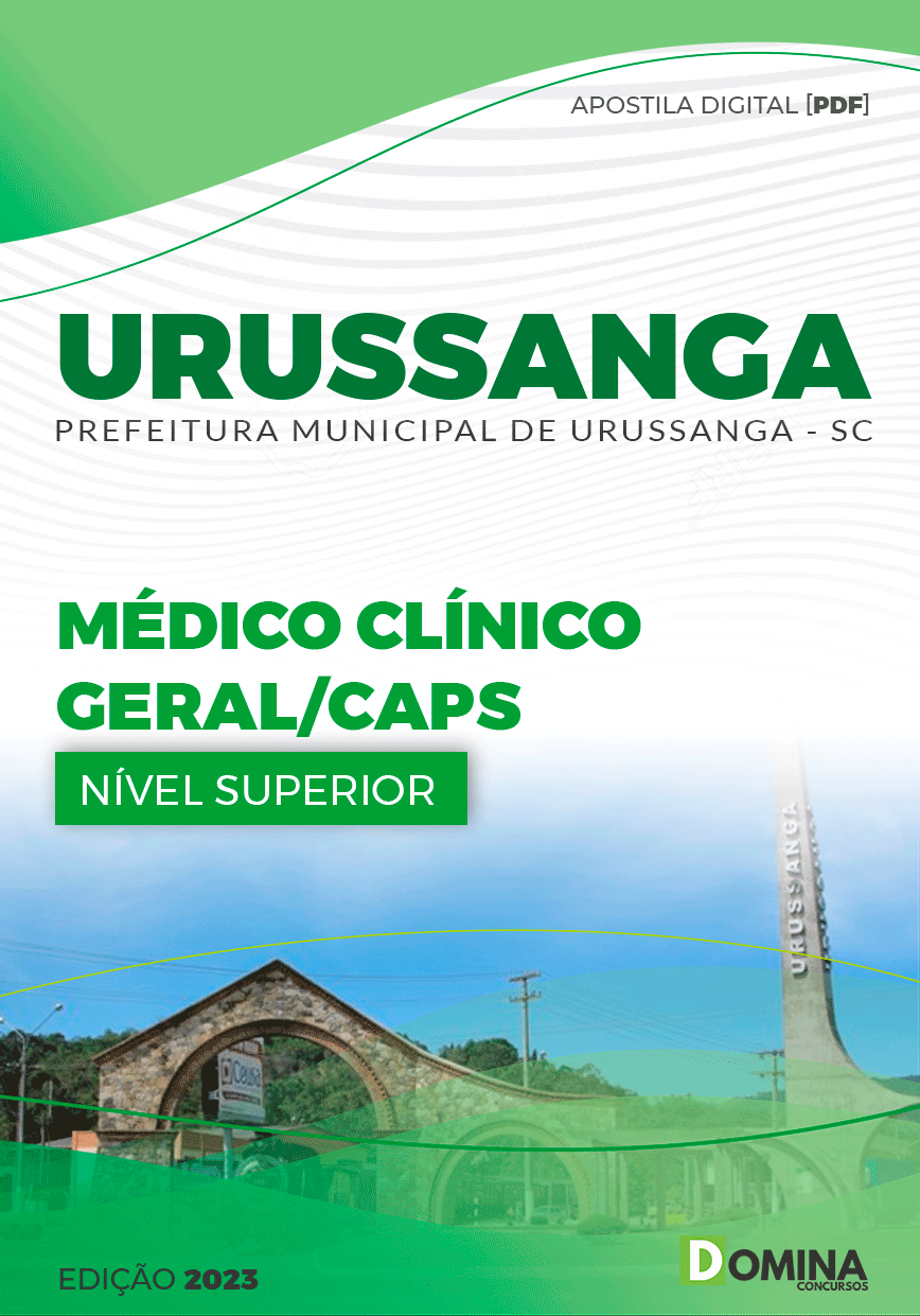 Apostila Pref Urussanga SC 2023 Médico Clínico Geral CAPS