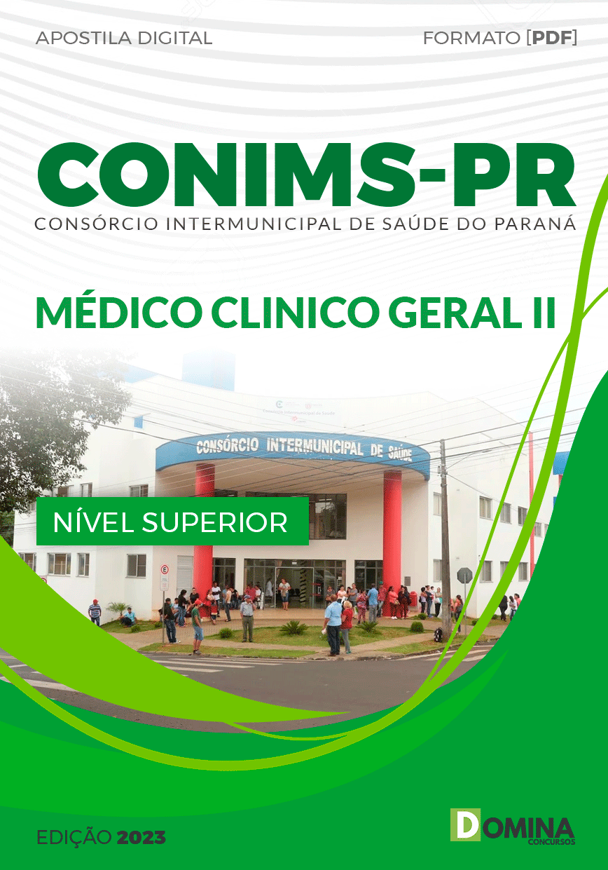 Apostila Concurso CONIMS PR 2023 Médico Clínico Geral II