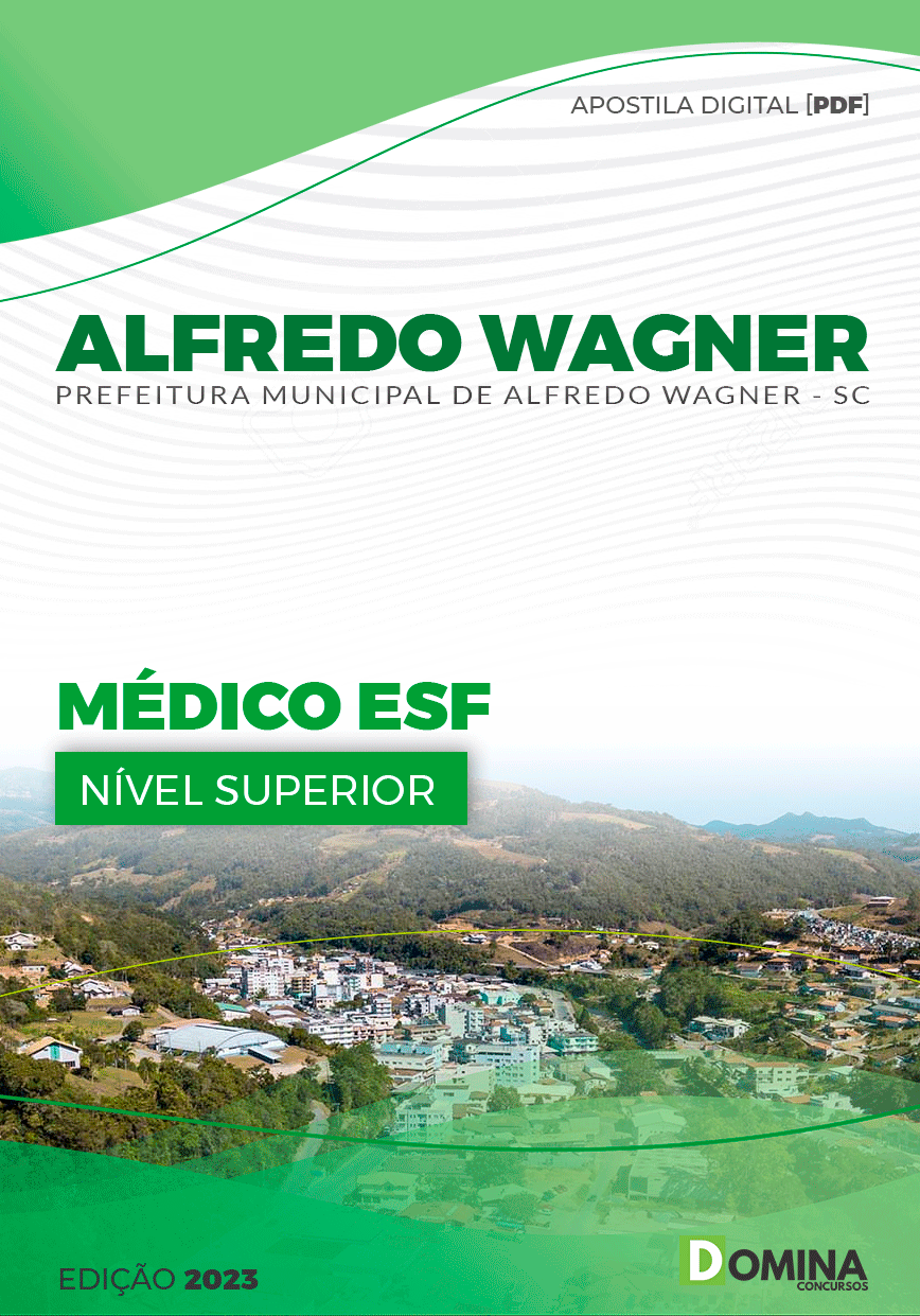 Apostila Pref Alfredo Wagner SC 2023 Médico PSF
