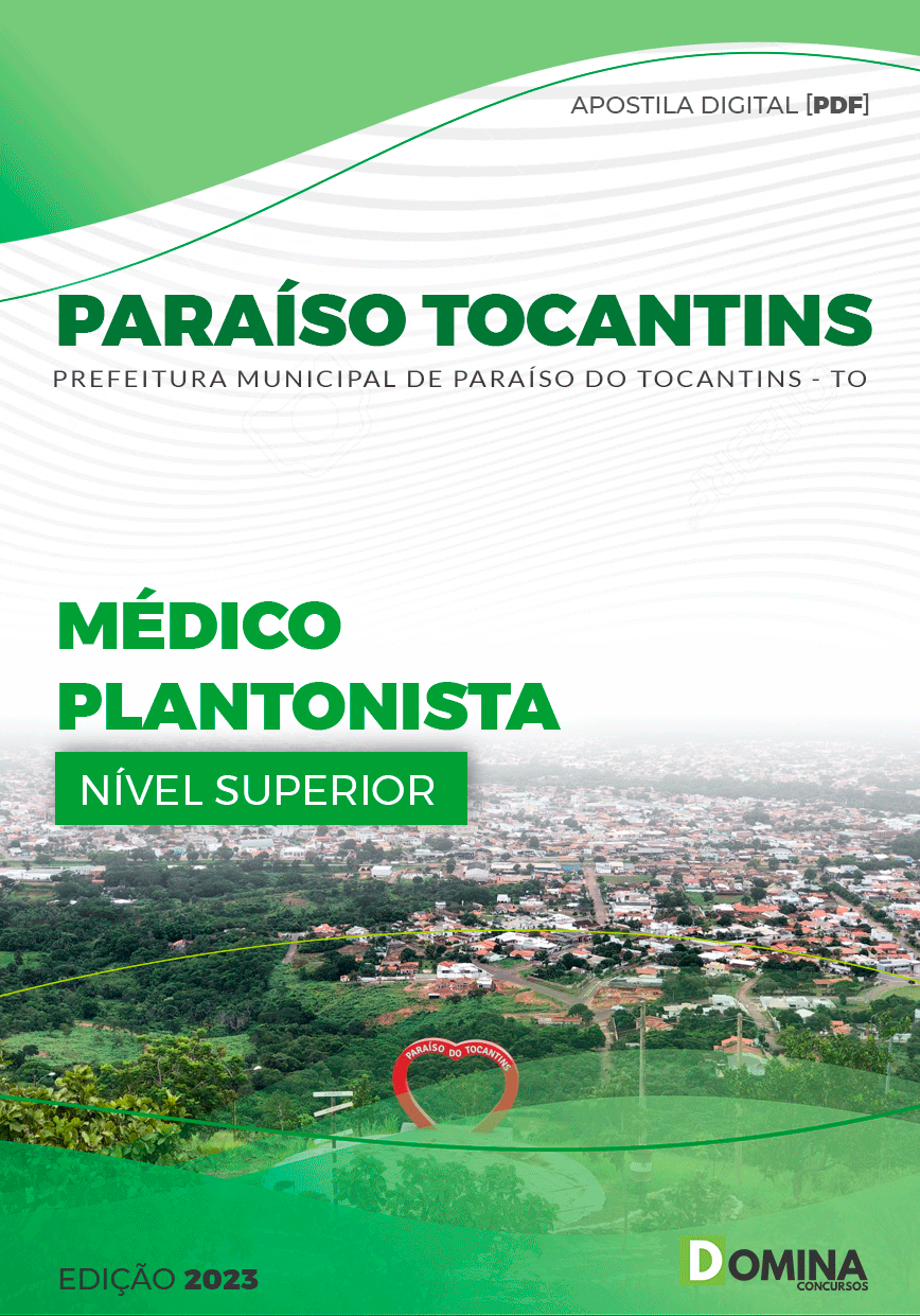 Apostila Pref Paraíso Tocantins TO 2023 Médico Plantonista