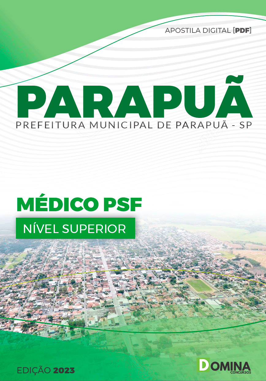 Apostila Concurso Pref Parapuã SP 2023 Médico PSF