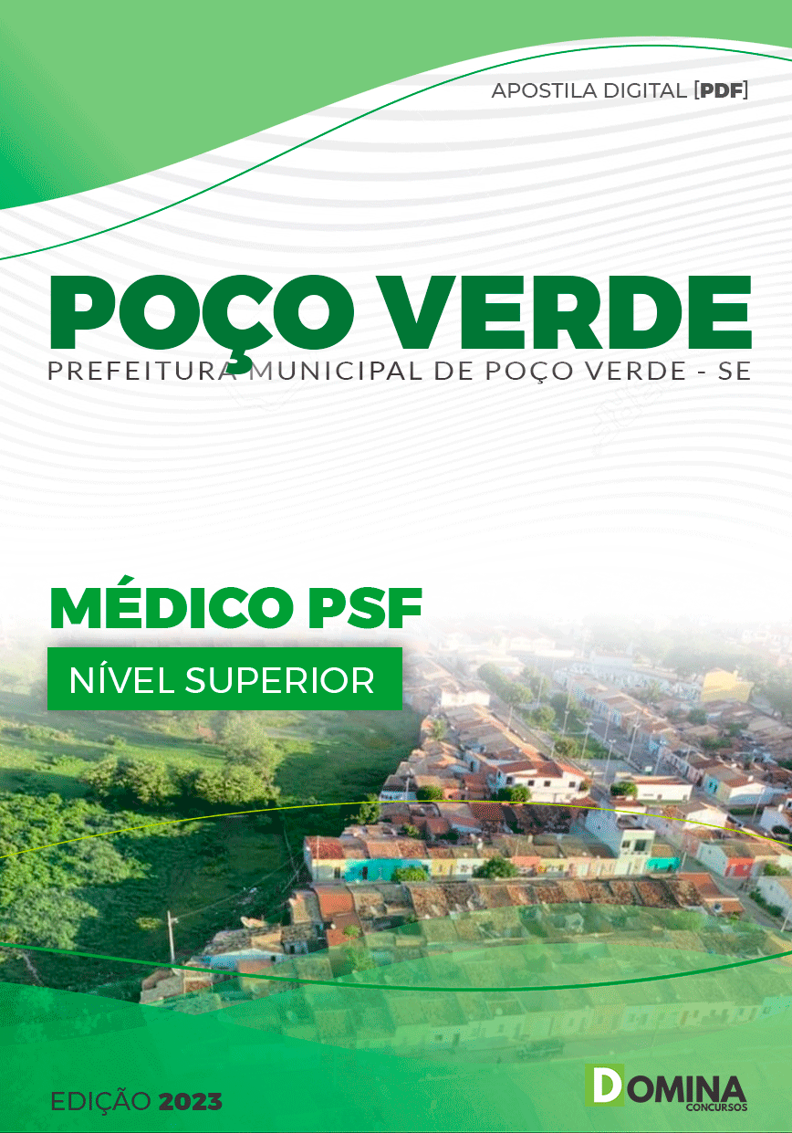 Apostila Concurso Pref Poço Verde SE 2023 Médico PSF