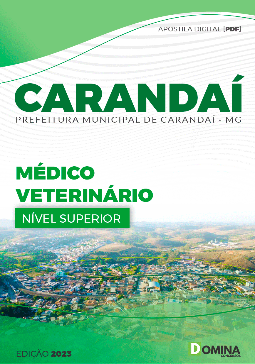 Apostila Concurso Pref Carandaí MG 2023 Médico Veterinário