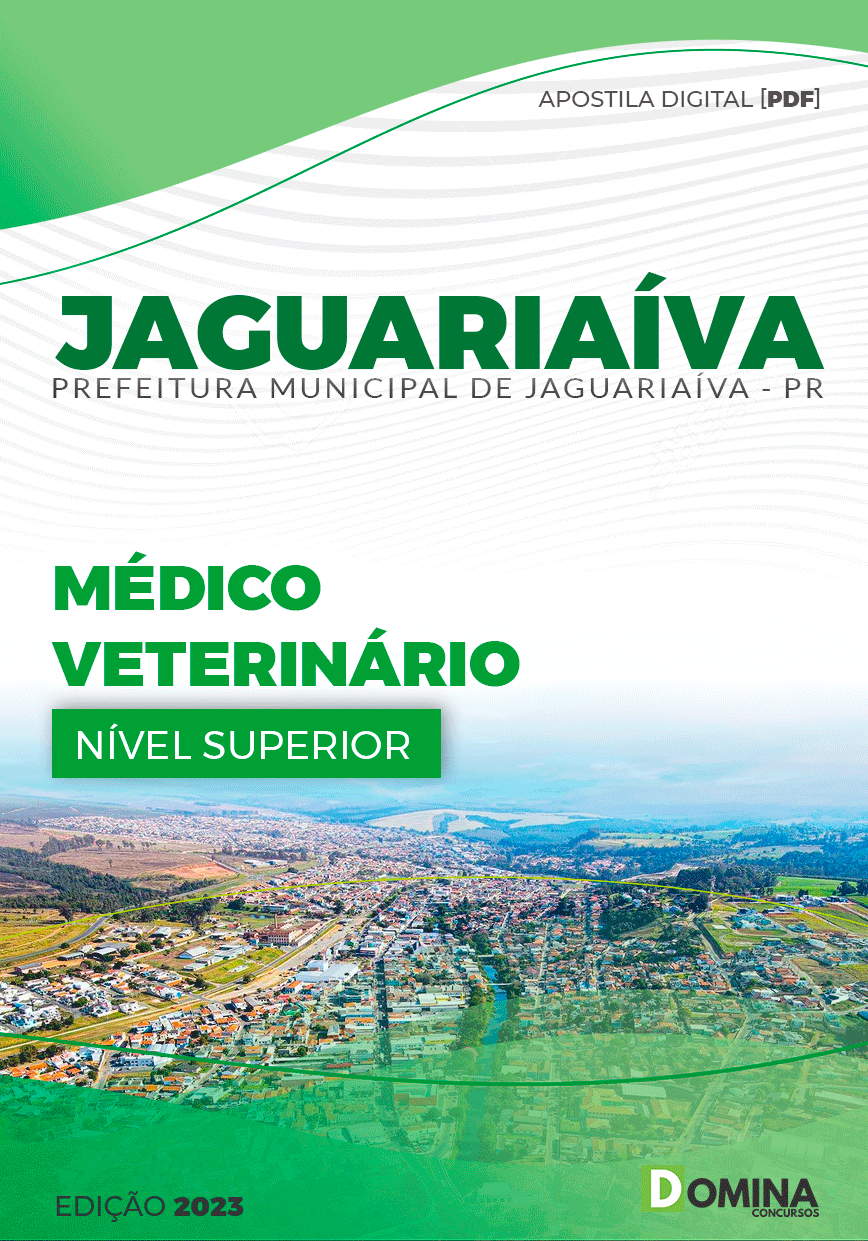 Apostila Concurso Pref Jaguariaíva PR 2023 Médico Veterinário
