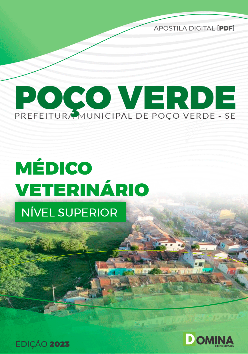 Apostila Concurso Pref Poço Verde SE 2023 Médico Veterinário