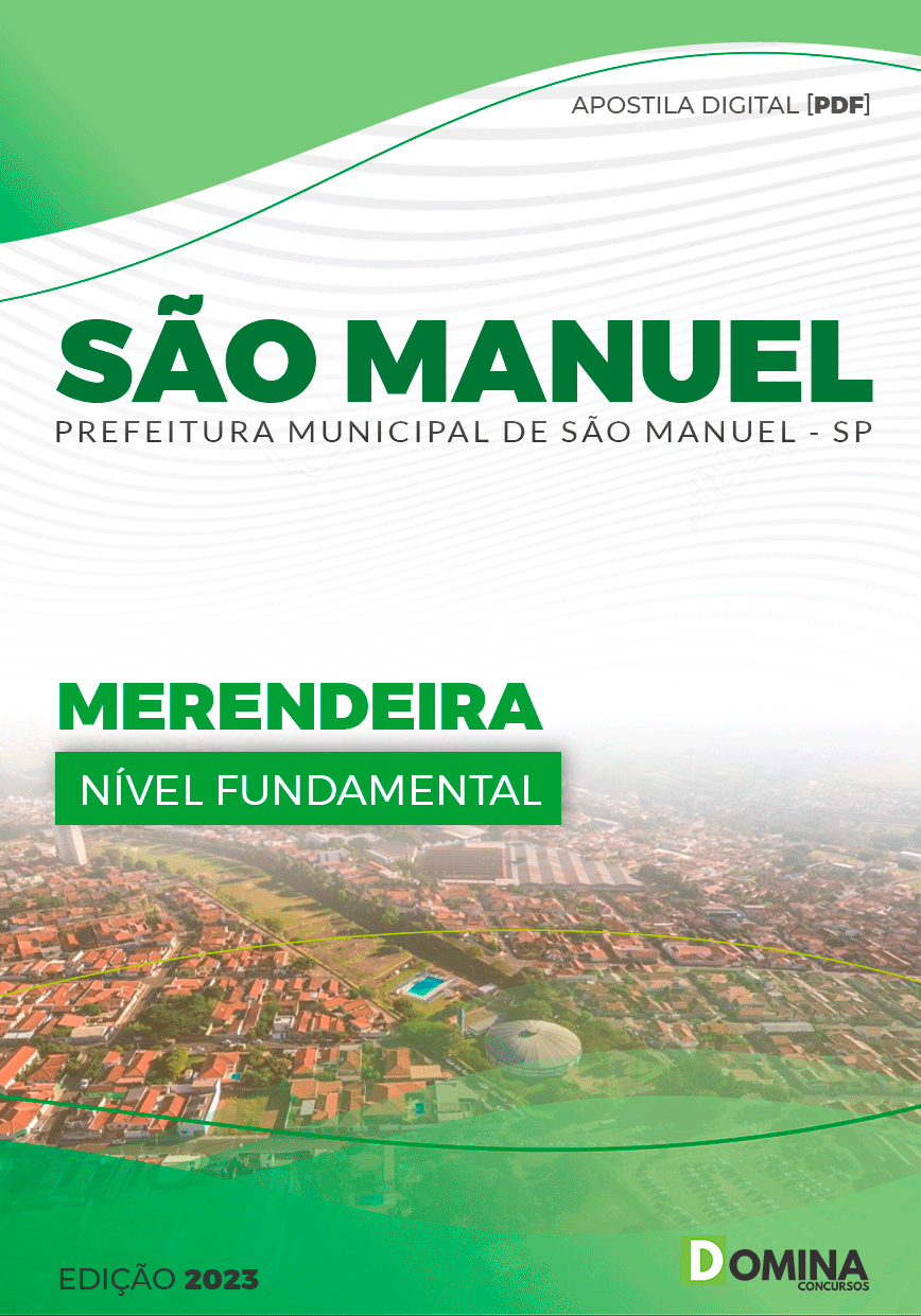 Apostila Digital Pref São Manuel SP 2023 Merendeira