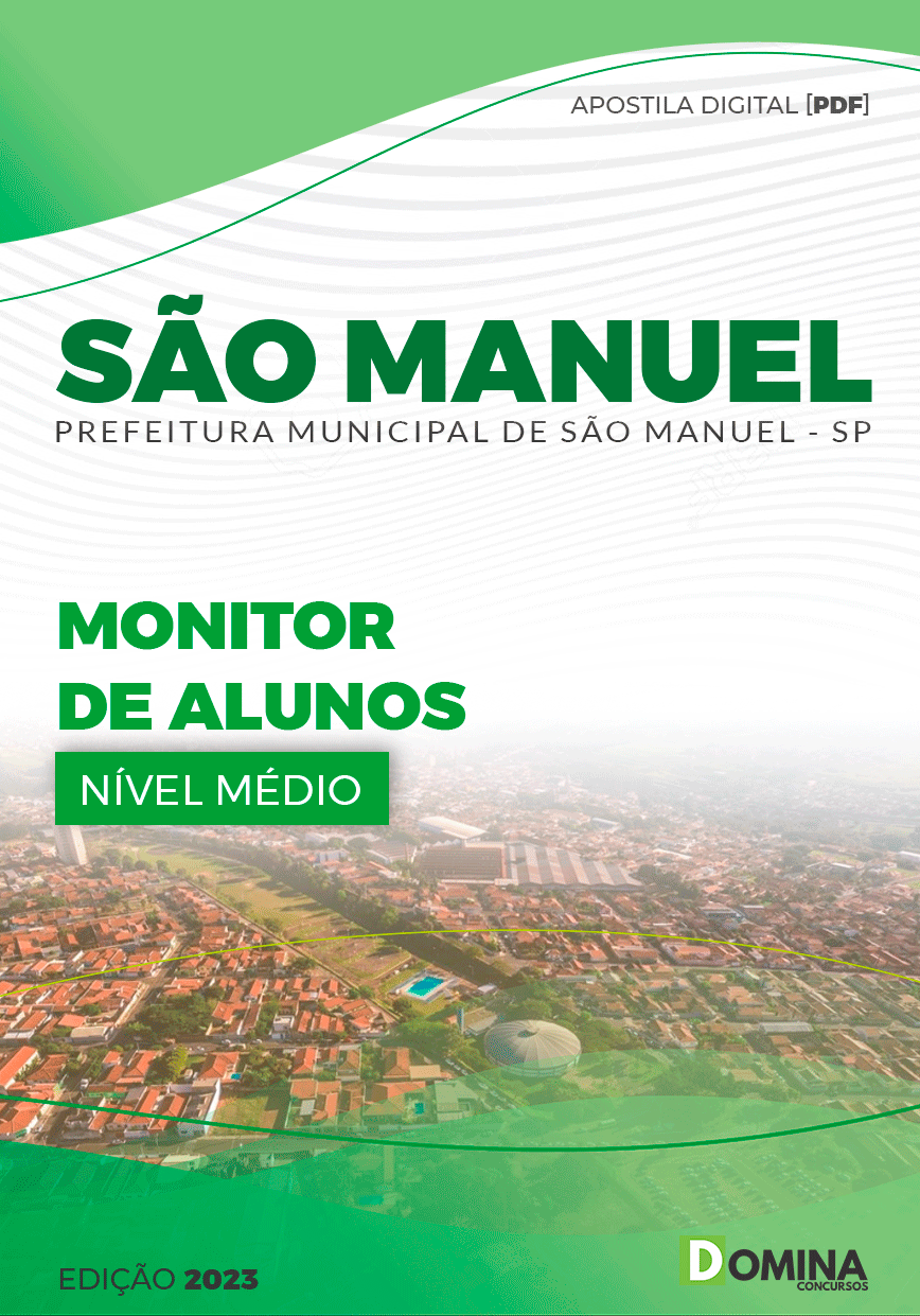 Apostila Pref São Manuel SP 2023 Monitor Alunos