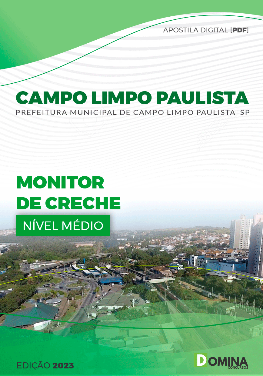 Apostila Pref Limpo Paulista SP 2023 Monitor Creche