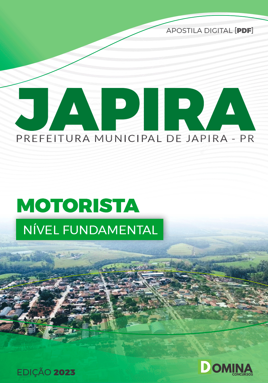 Apostila Concurso Pref Japira PR 2023 Mecânico