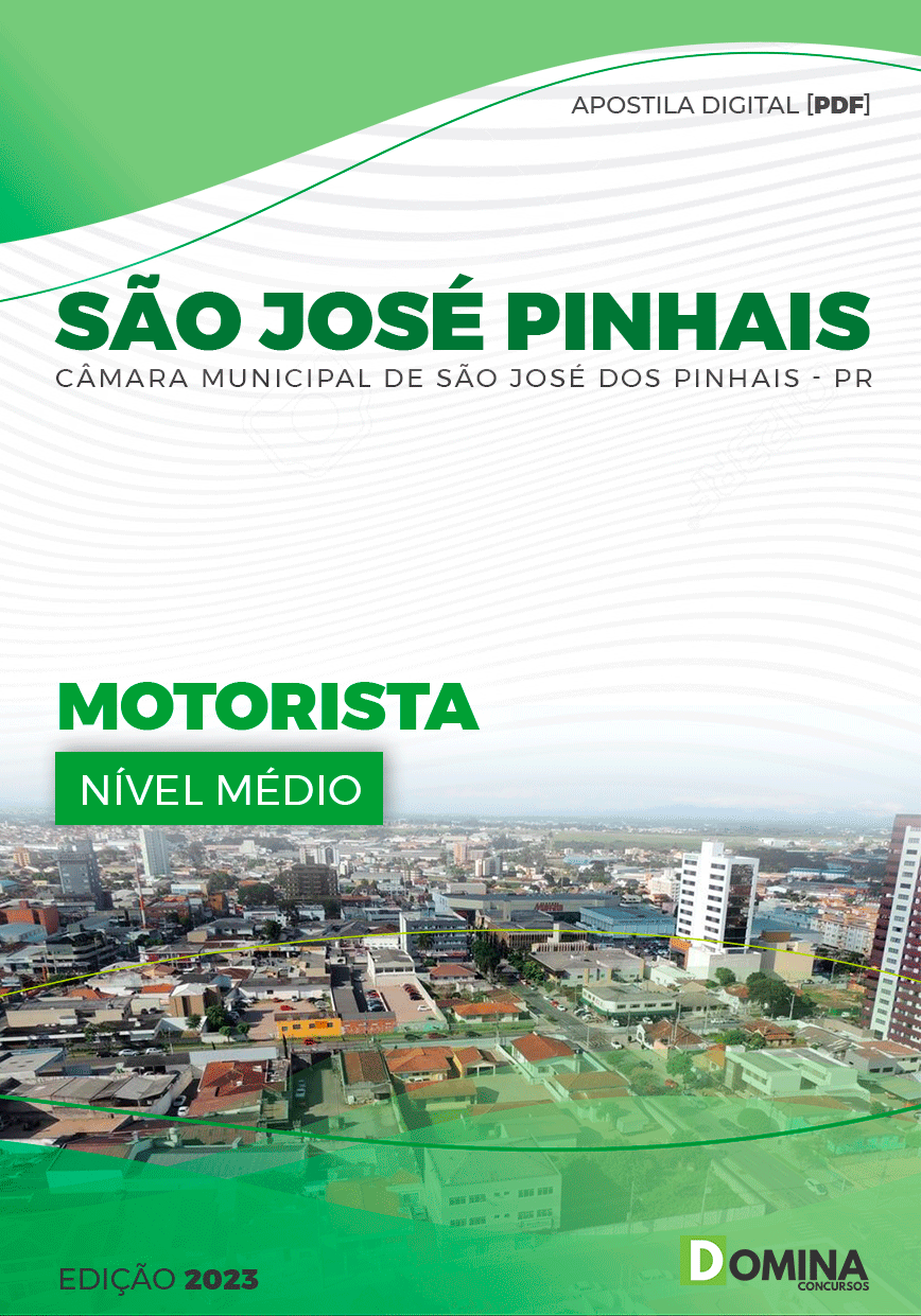 Apostila Câmara São José dos Pinhais PR 2023 Motorista