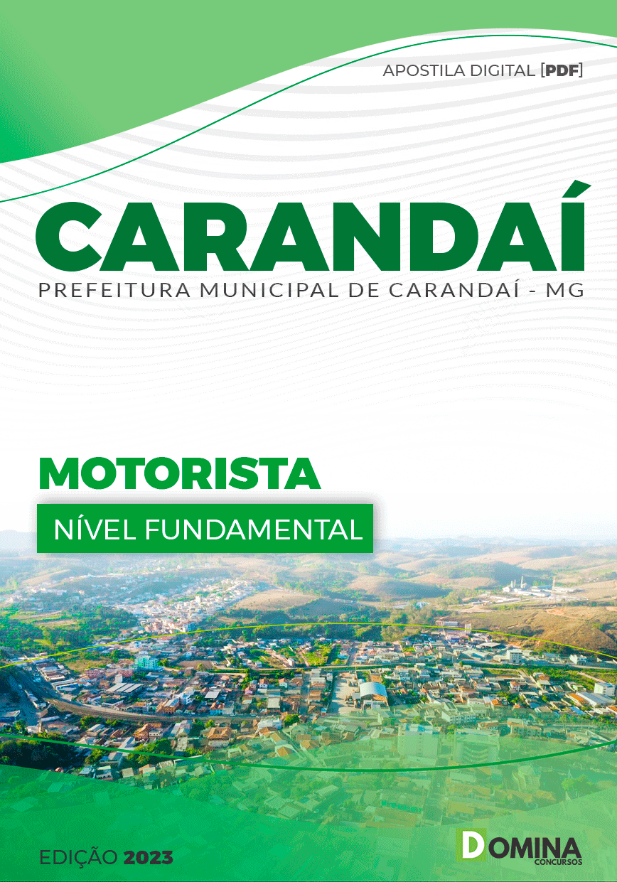 Apostila Concurso Pref Carandaí MG 2023 Motorista