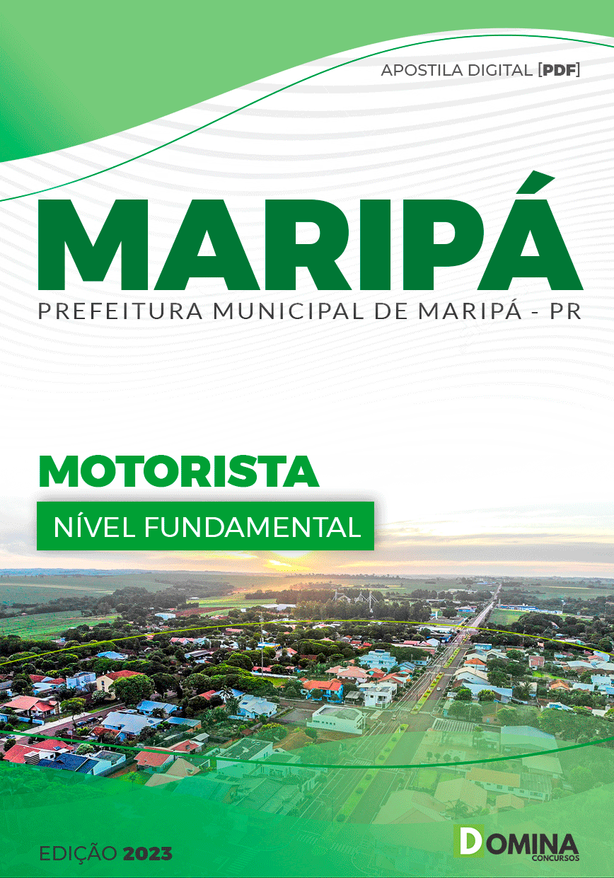 Apostila Concurso Pref Maripá PR 2023 Motorista
