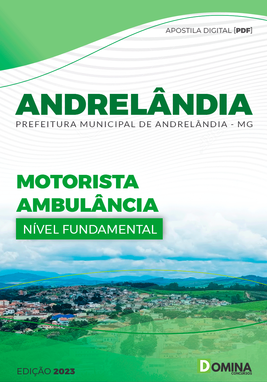 Apostila Pref Andrelândia MG 2023 Motorista Ambulância