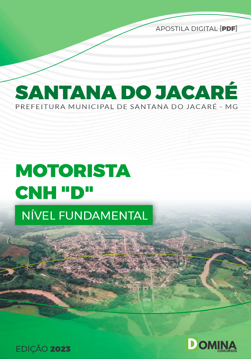 Apostila Pref Santana Jacaré MG 2023 Motorista