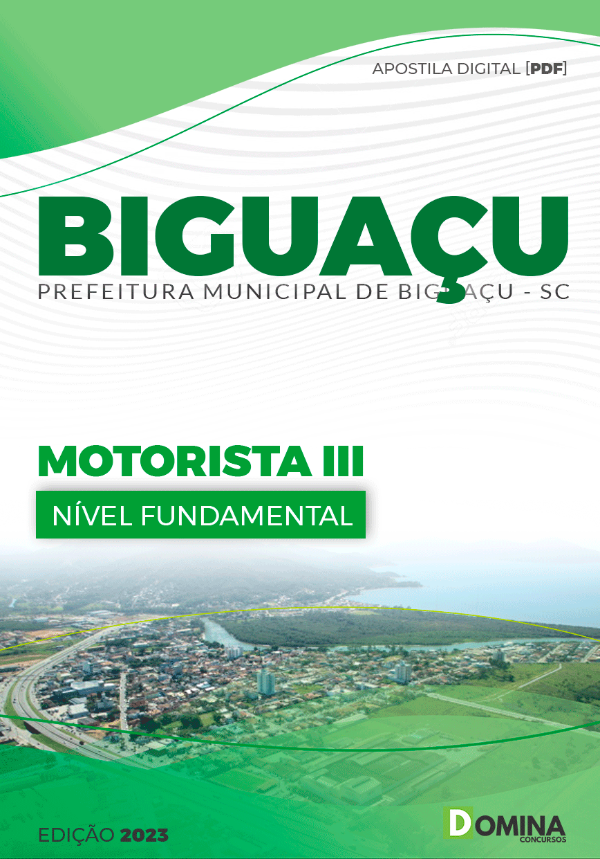 Apostila Concurso Pref Biguaçu SC 2023 Motorista III