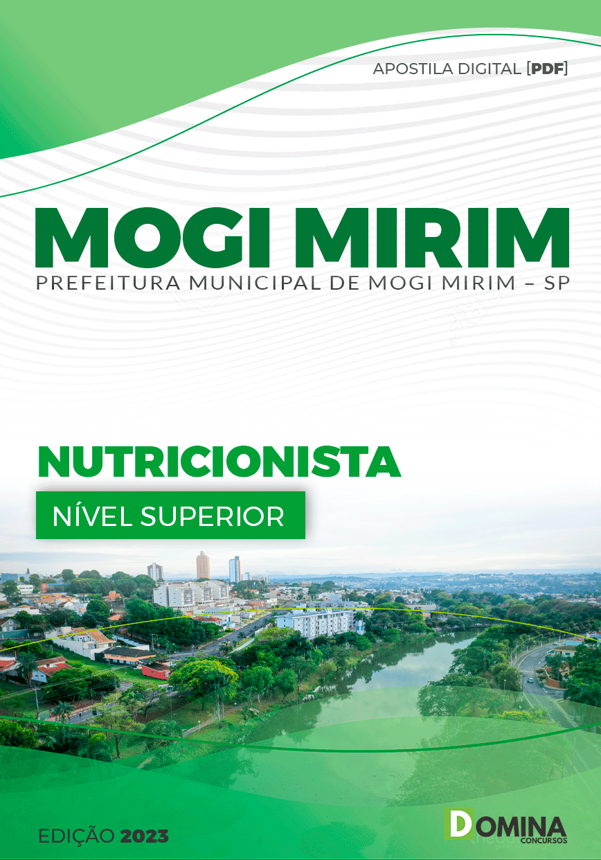Apostila Concurso Pref Mogi Mirim SP 2023 Nutricionista