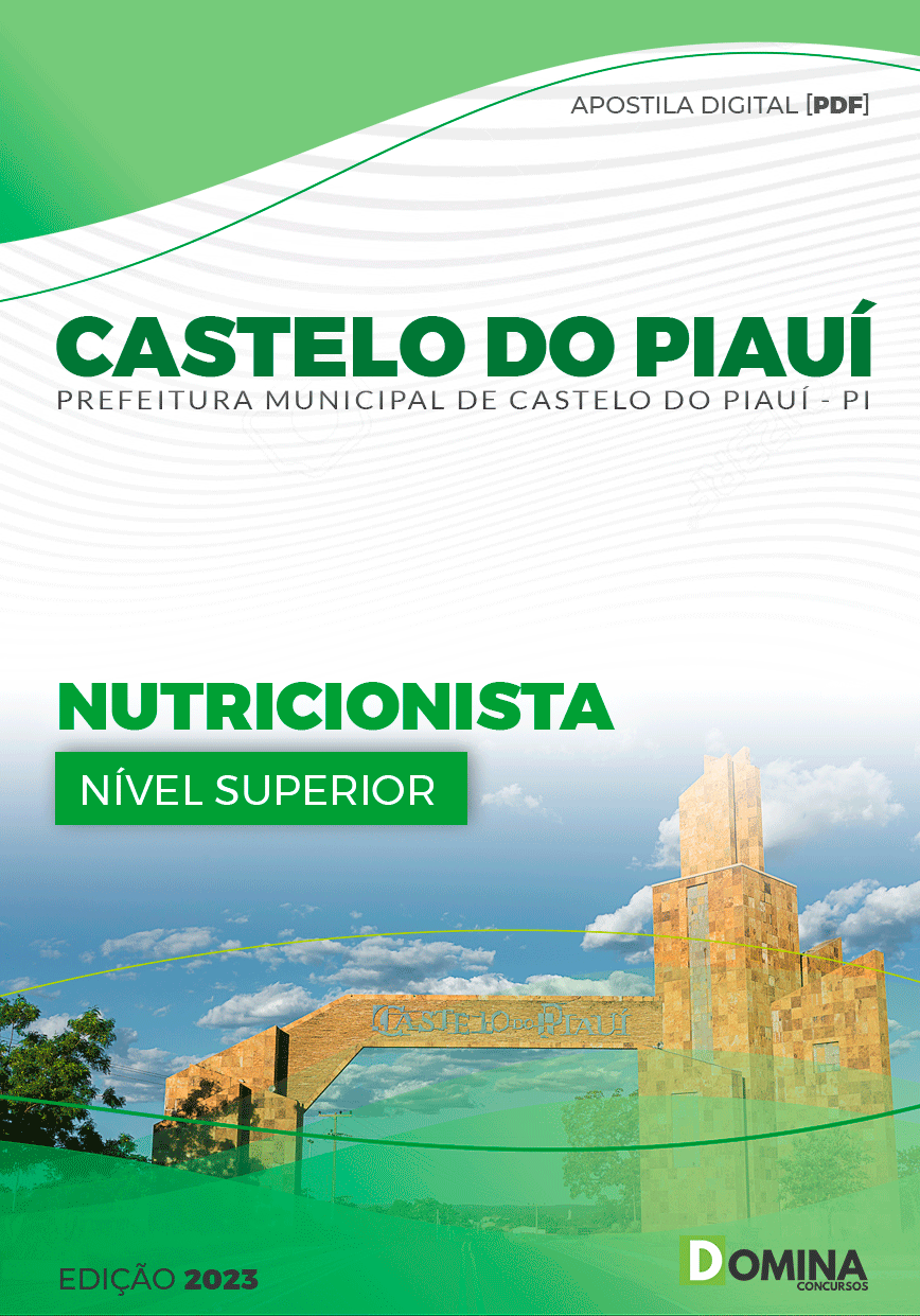 Apostila Pref Castelo do Piauí PI 2023 Nutricionista