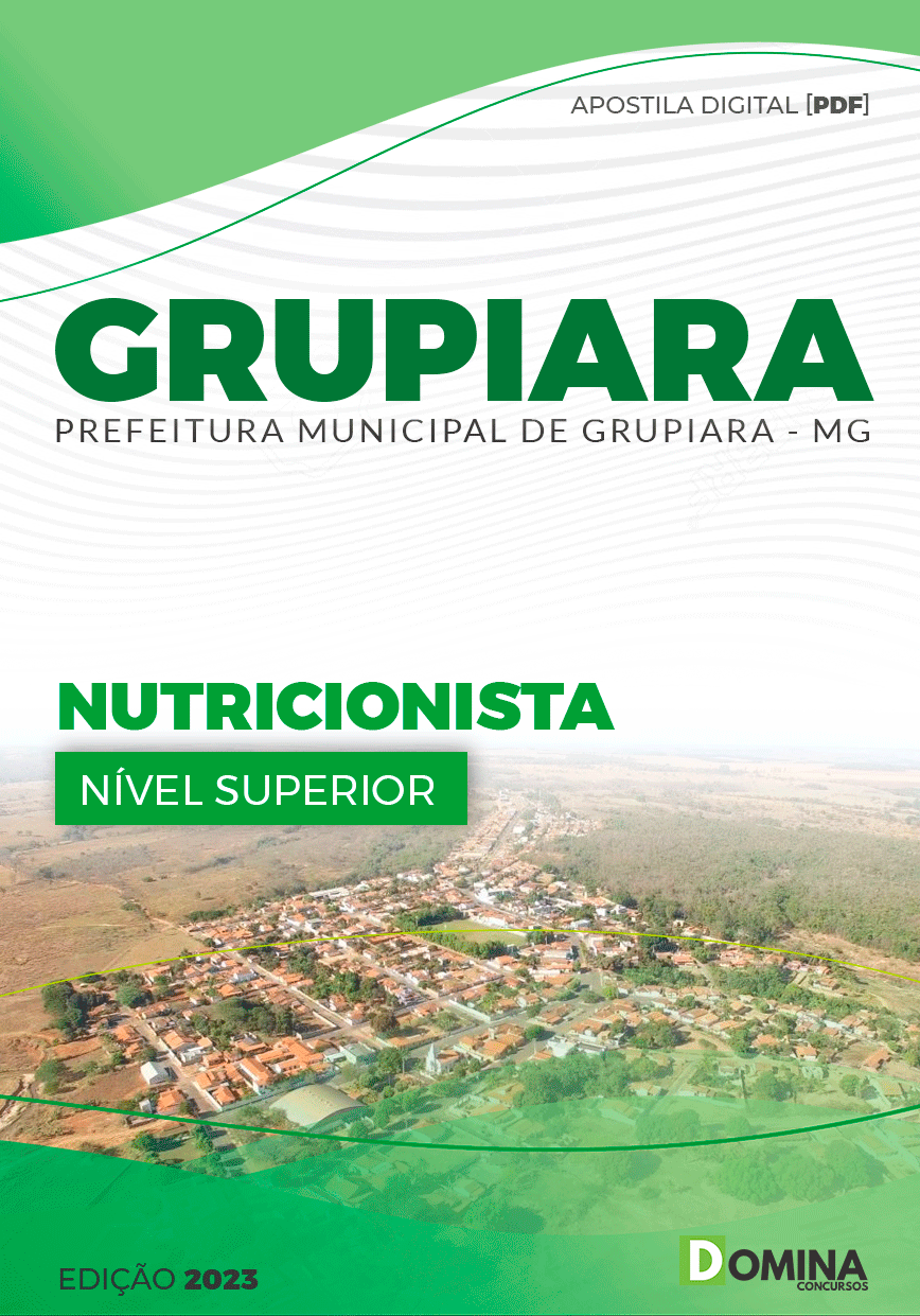 Apostila Concurso Pref Grupiara MG 2023 Nutricionista