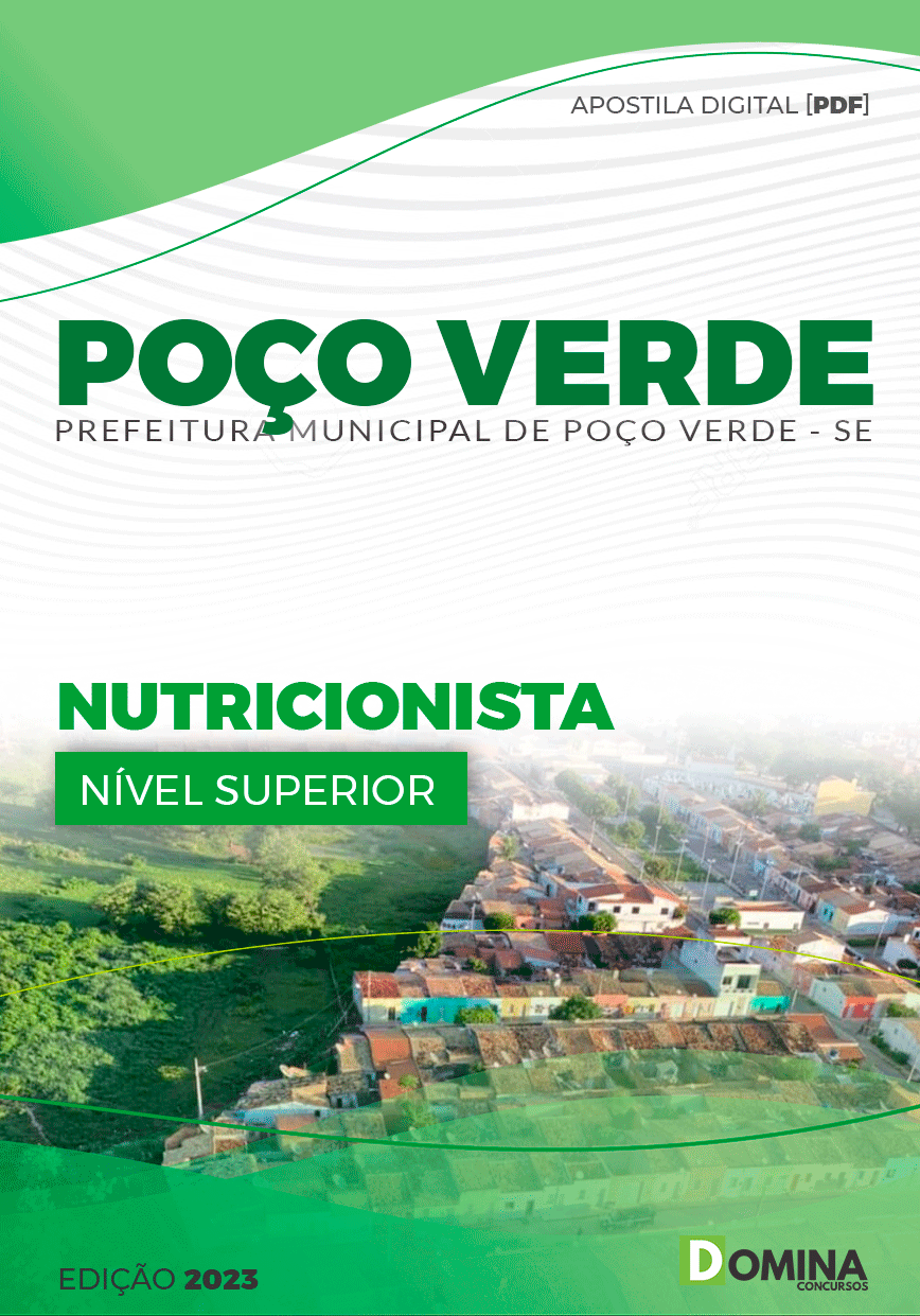 Apostila Concurso Pref Poço Verde SE 2023 Nutricionista