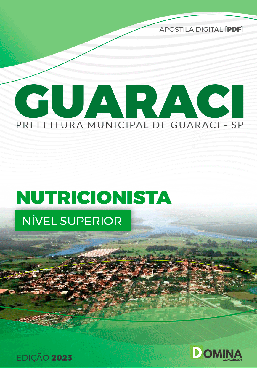 Apostila Concurso Pref Guaraci SP 2023 Nutricionista