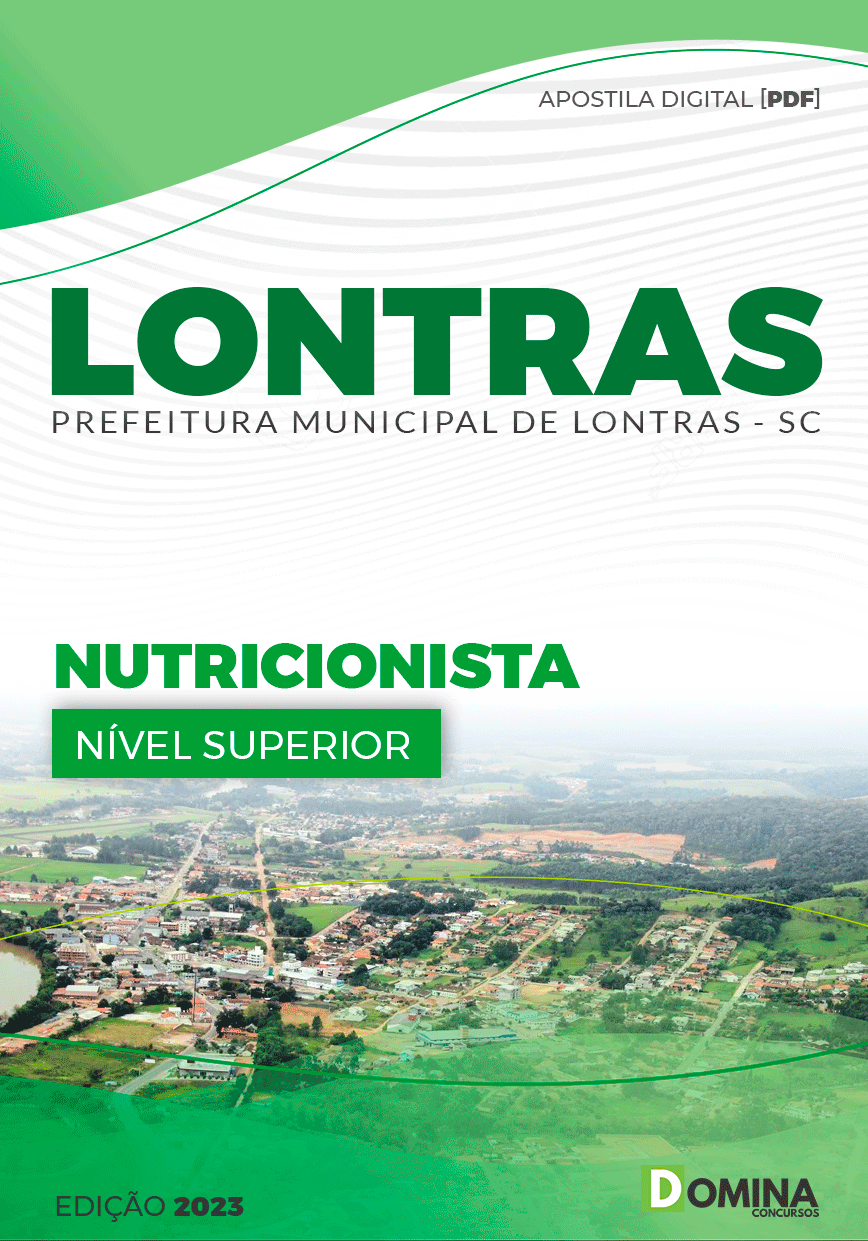 Apostila Concurso Pref Lontras SC 2023 Nutricionista