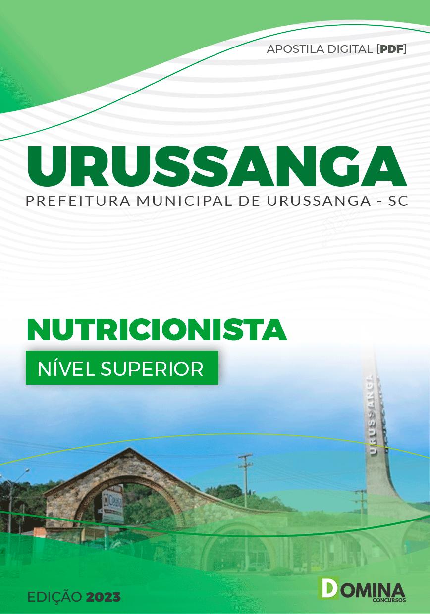 Apostila Concurso Pref Urussanga SC 2023 Nutricionista