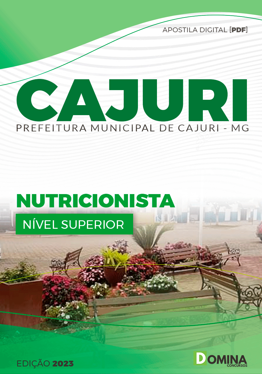 Apostila Concurso Pref Cajuri MG 2023 Nutricionista