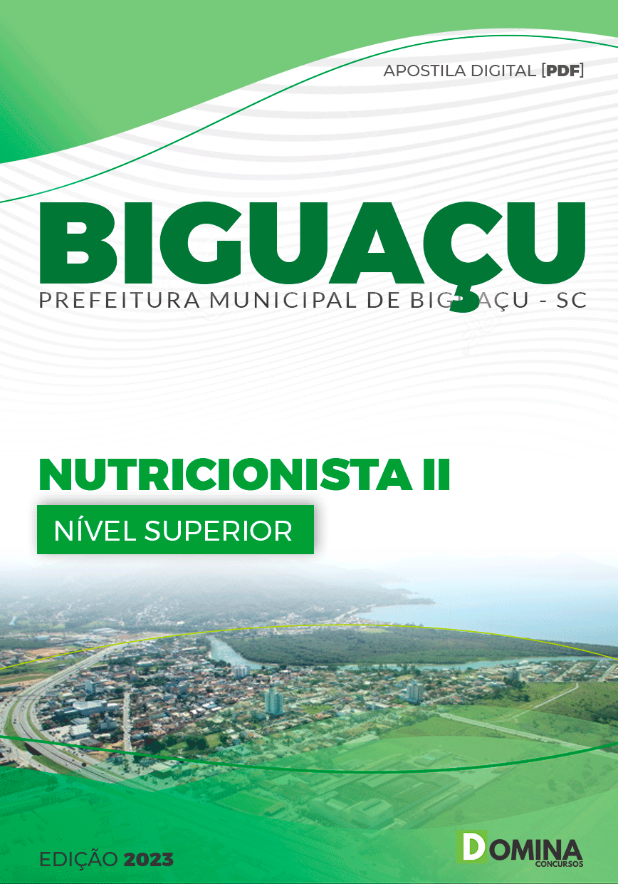 Apostila Concurso Pref Biguaçu SC 2023 Nutricionista II