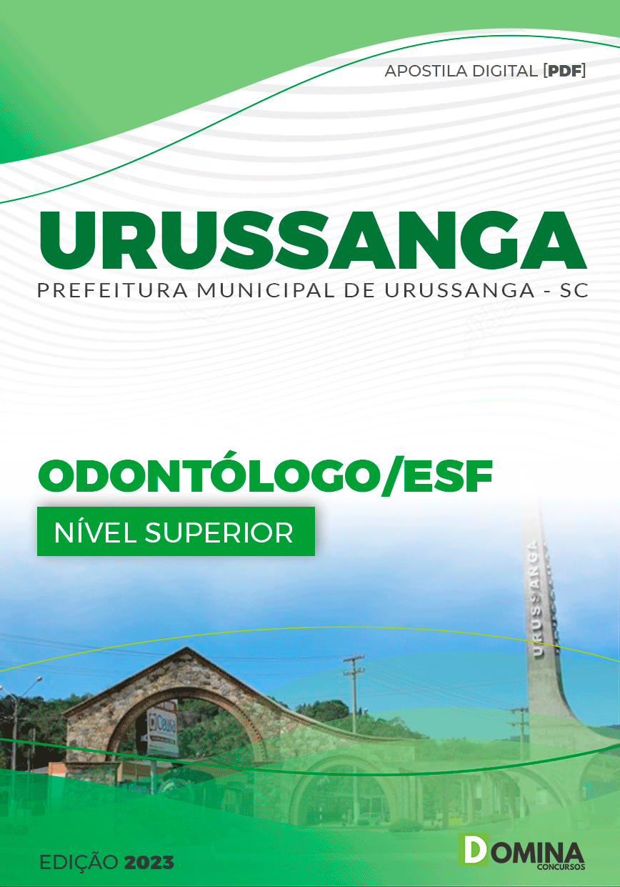 Apostila Concurso Pref Urussanga SC 2023 Odontólogo ESF