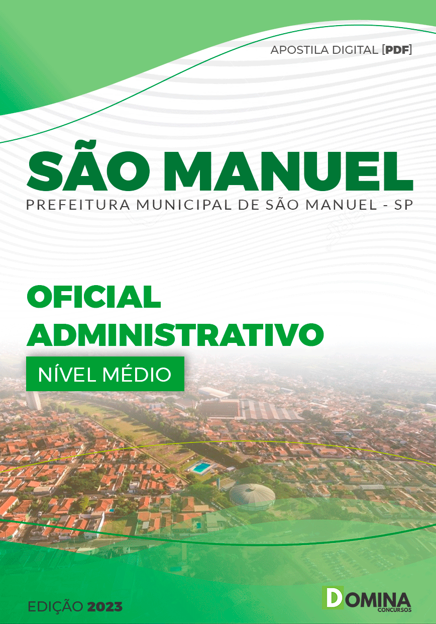Apostila Pref São Manuel SP 2023 Oficial Administrativo