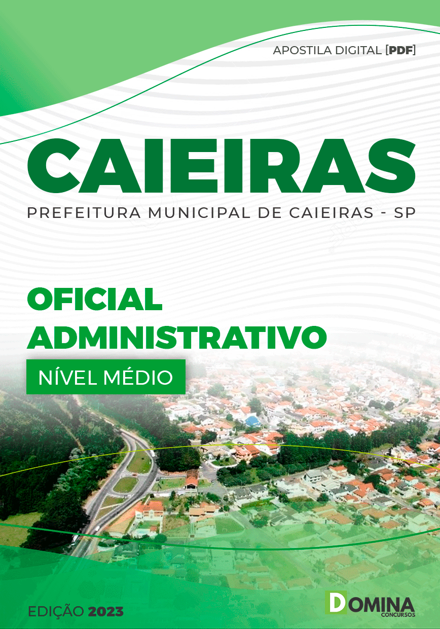 Apostila Concurso Pref Caieiras SP 2023 Oficial Administrativo