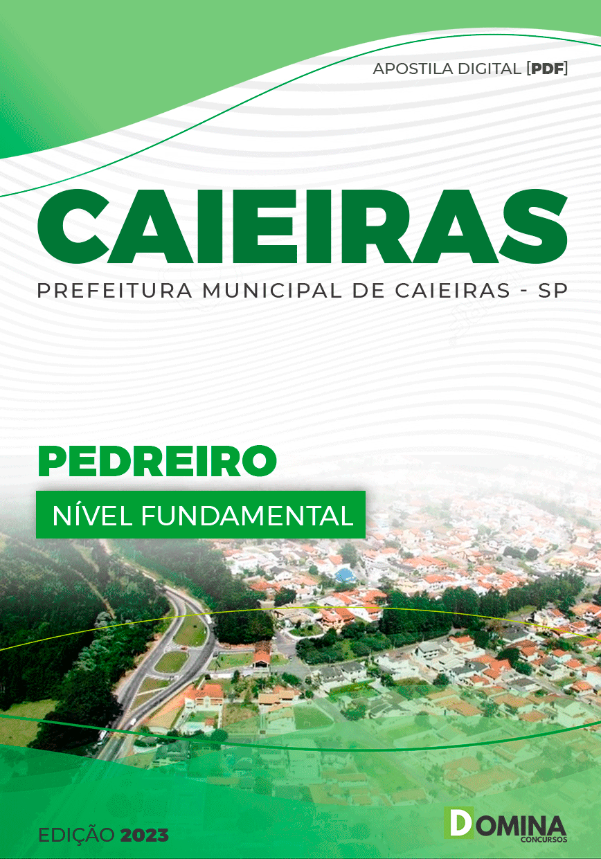 Apostila Digital Concurso Pref Caieiras SP 2023 Pedreiro