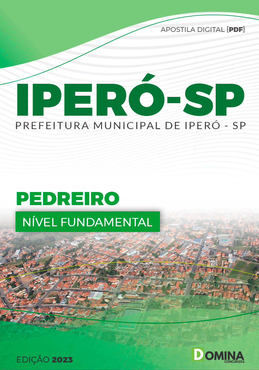 Apostila Concurso Pref Iperó SP 2023 Pedreiro