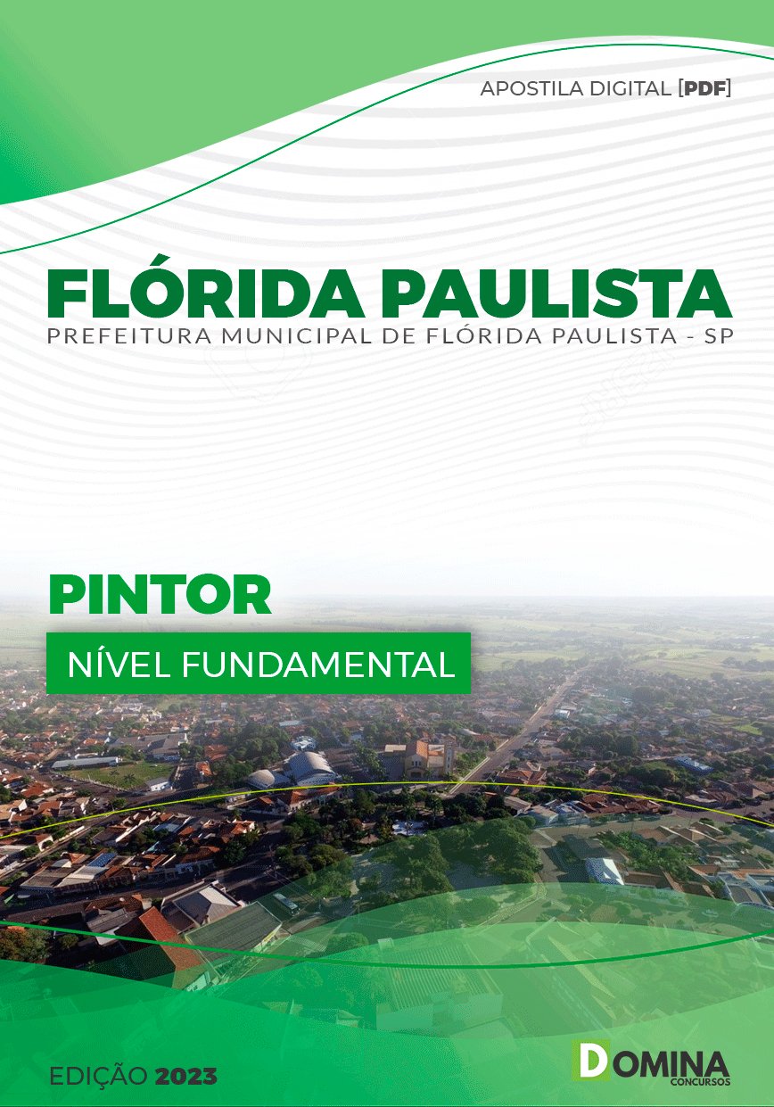 Apostila Concurso Pref Flórida Paulista SP 2023 Pintor