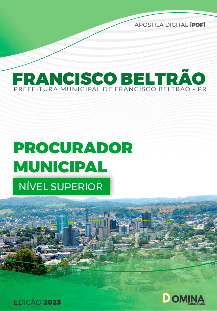 Apostila Pref Francisco Beltrão PR 2023 Procurador Municipal