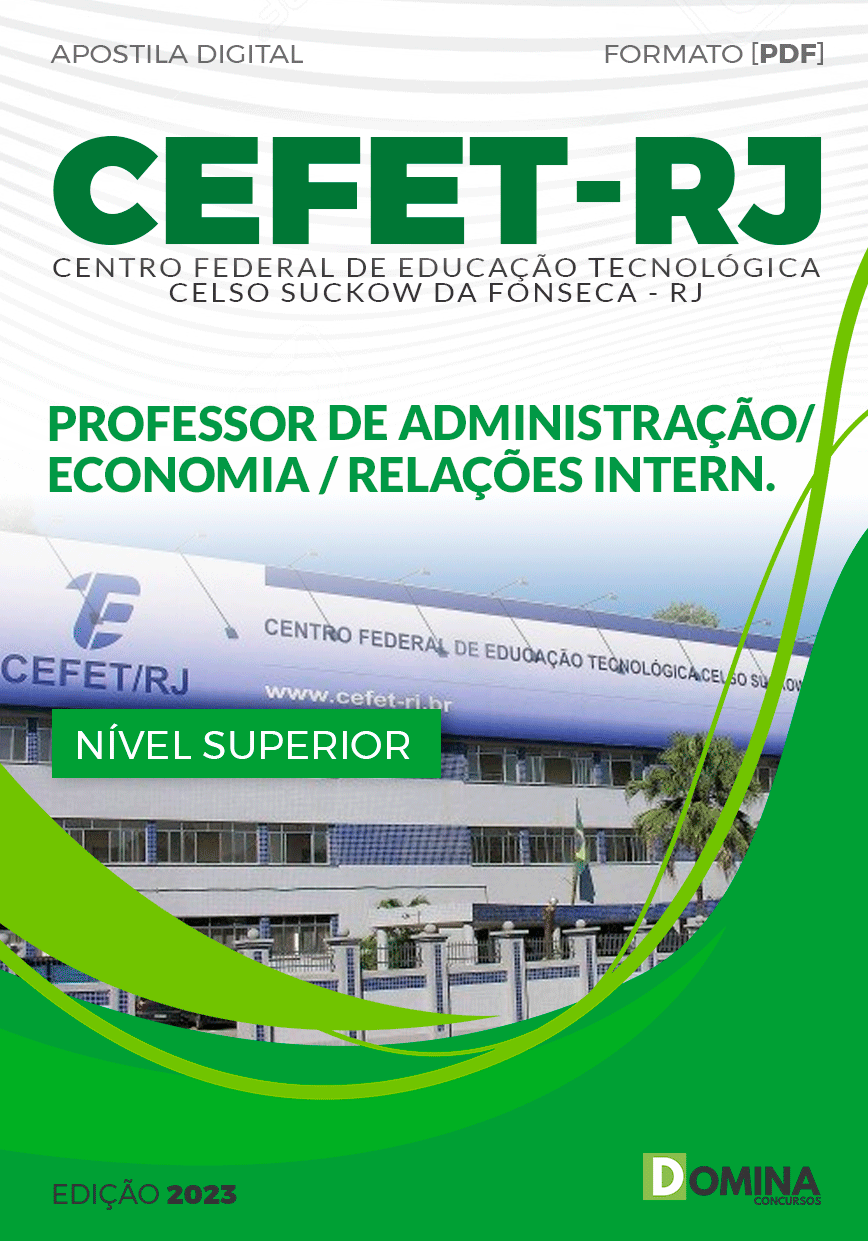 Apostila CEFET RJ 2023 Professor Economia Relações Internacionais