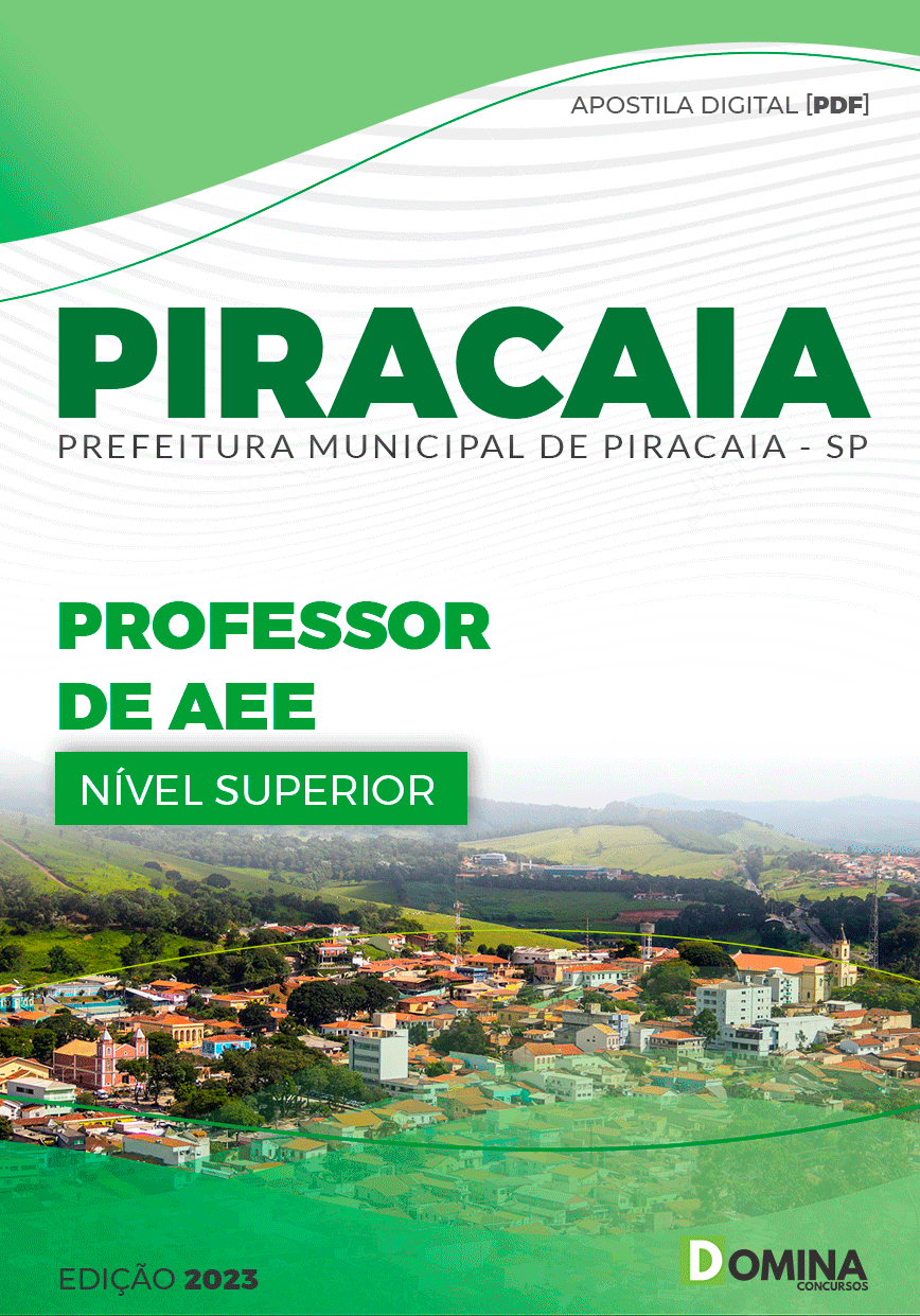 Apostila Concurso Pref Piracaia SP 2023 Professor AEE
