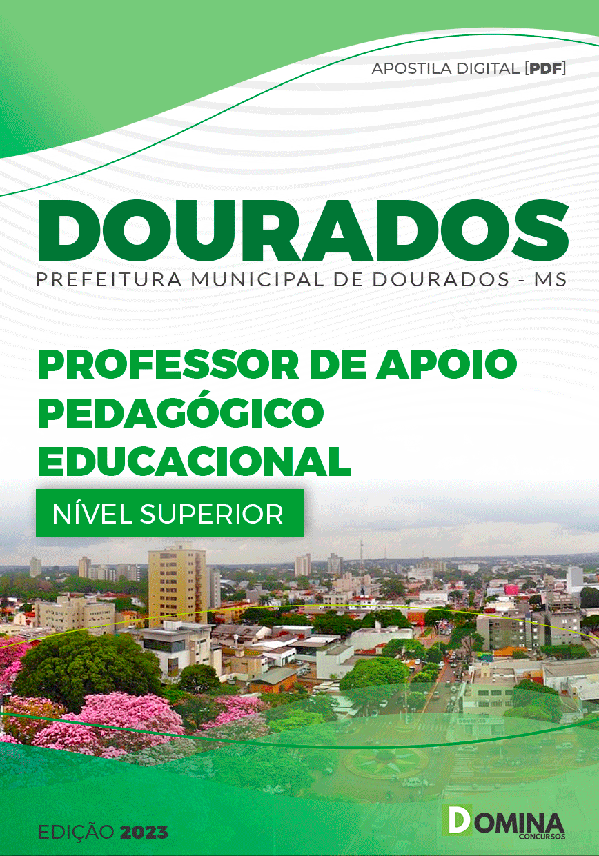 Apostila Pref Dourados MS 2023 Prof Apoio Pedagógico Educacional