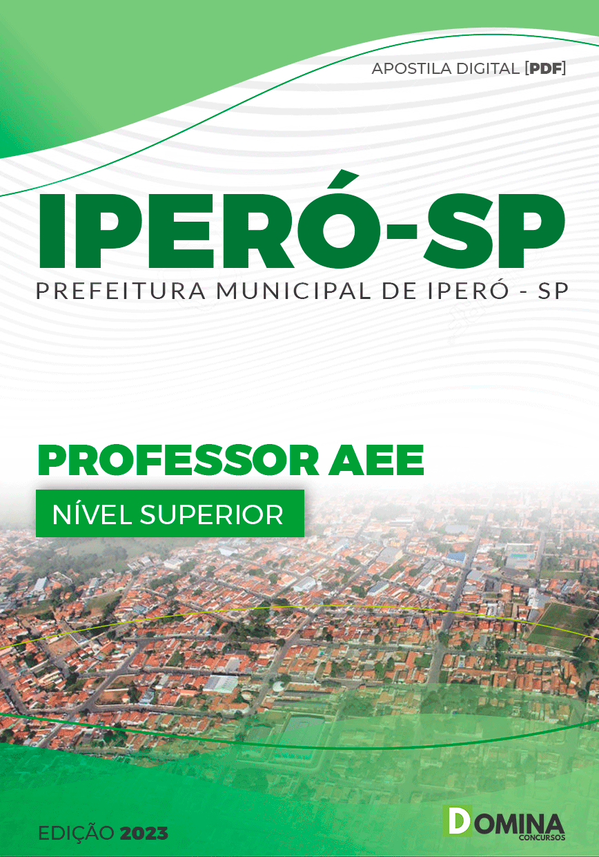 Apostila Pref Iperó SP 2023 Professor Educacional Especializado