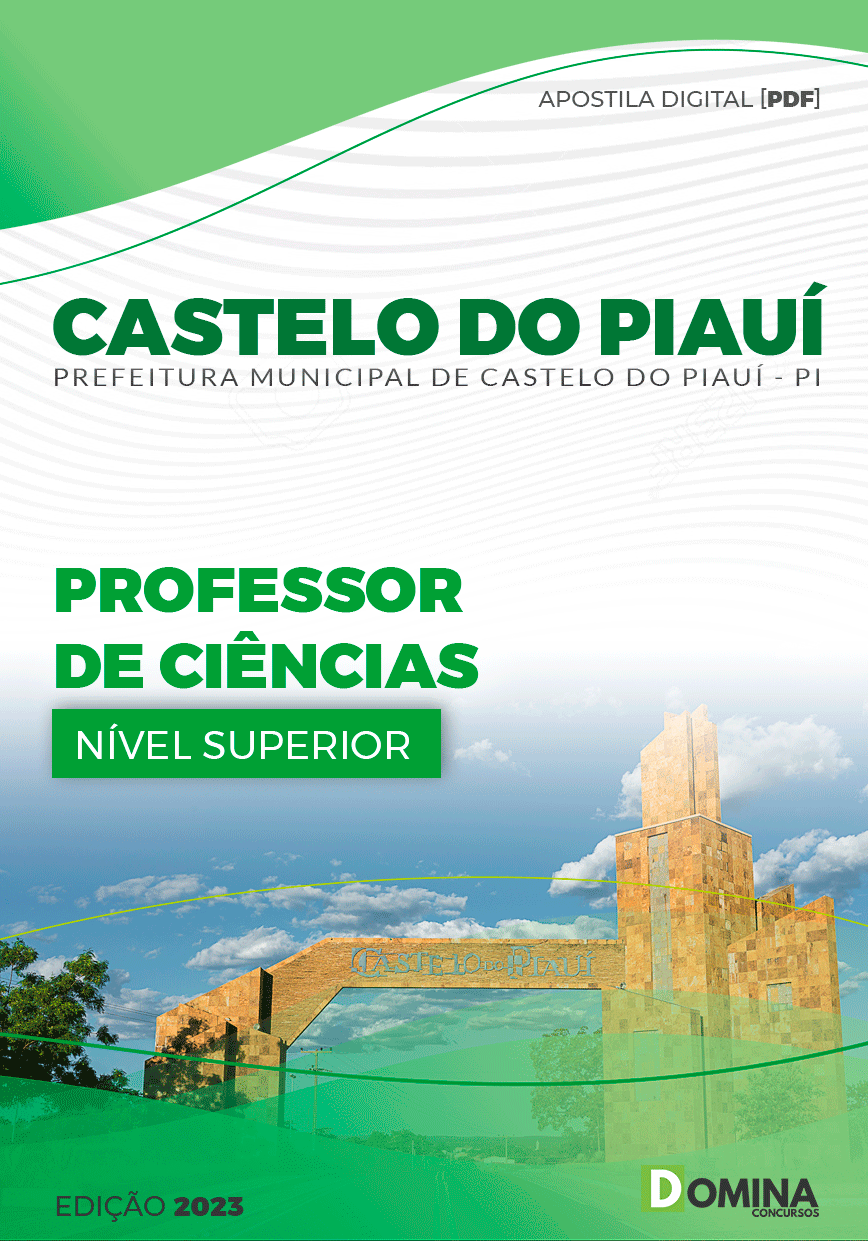 Apostila Pref Castelo do Piauí PI 2023 Professor Ciências