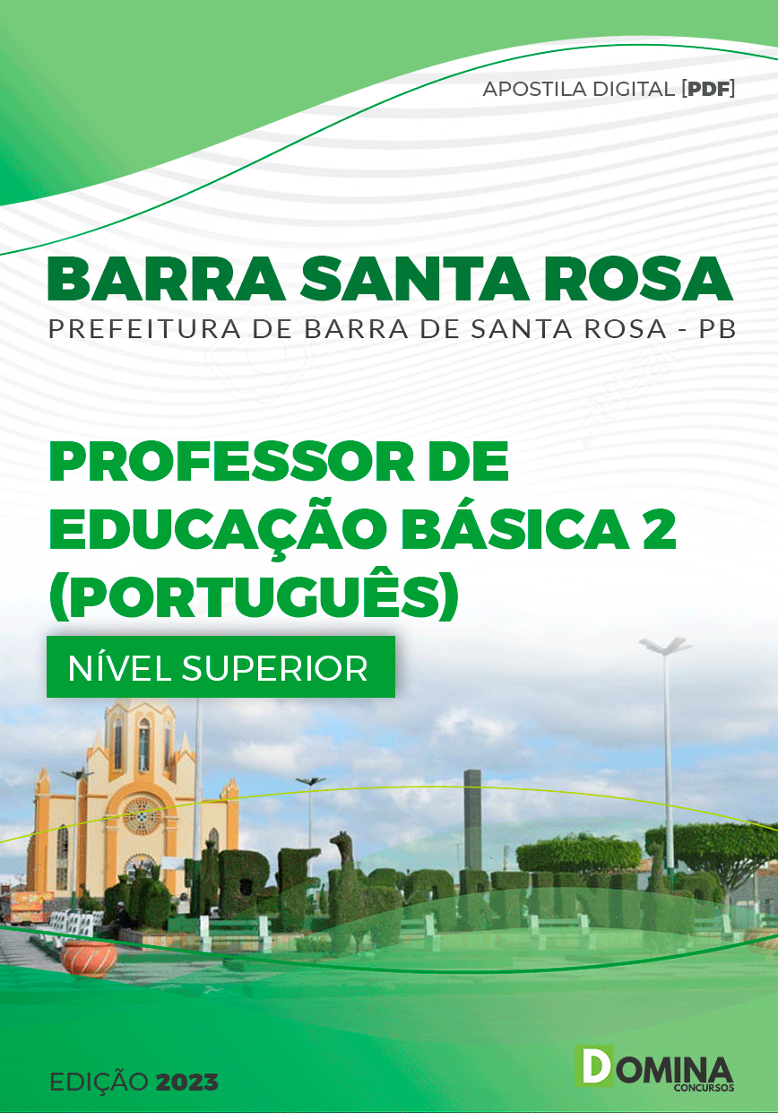 Apostila Pref Barra Santa Rosa PB 2023 Professor EB II Português