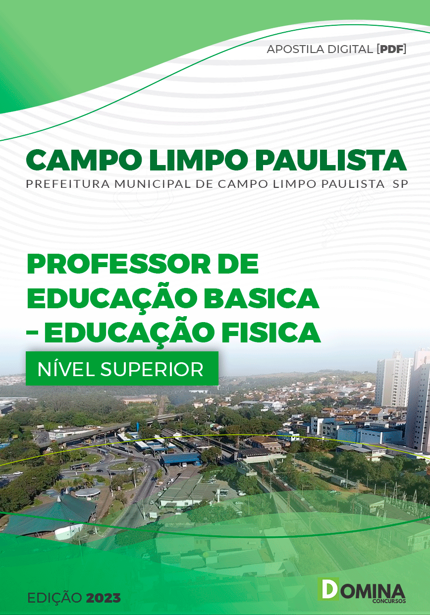Apostila Pref Limpo Paulista SP 2023 Professor II Educação Física