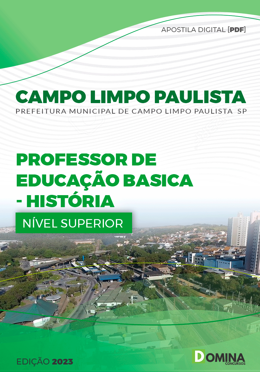 Apostila Pref Limpo Paulista SP 2023 Professor II História