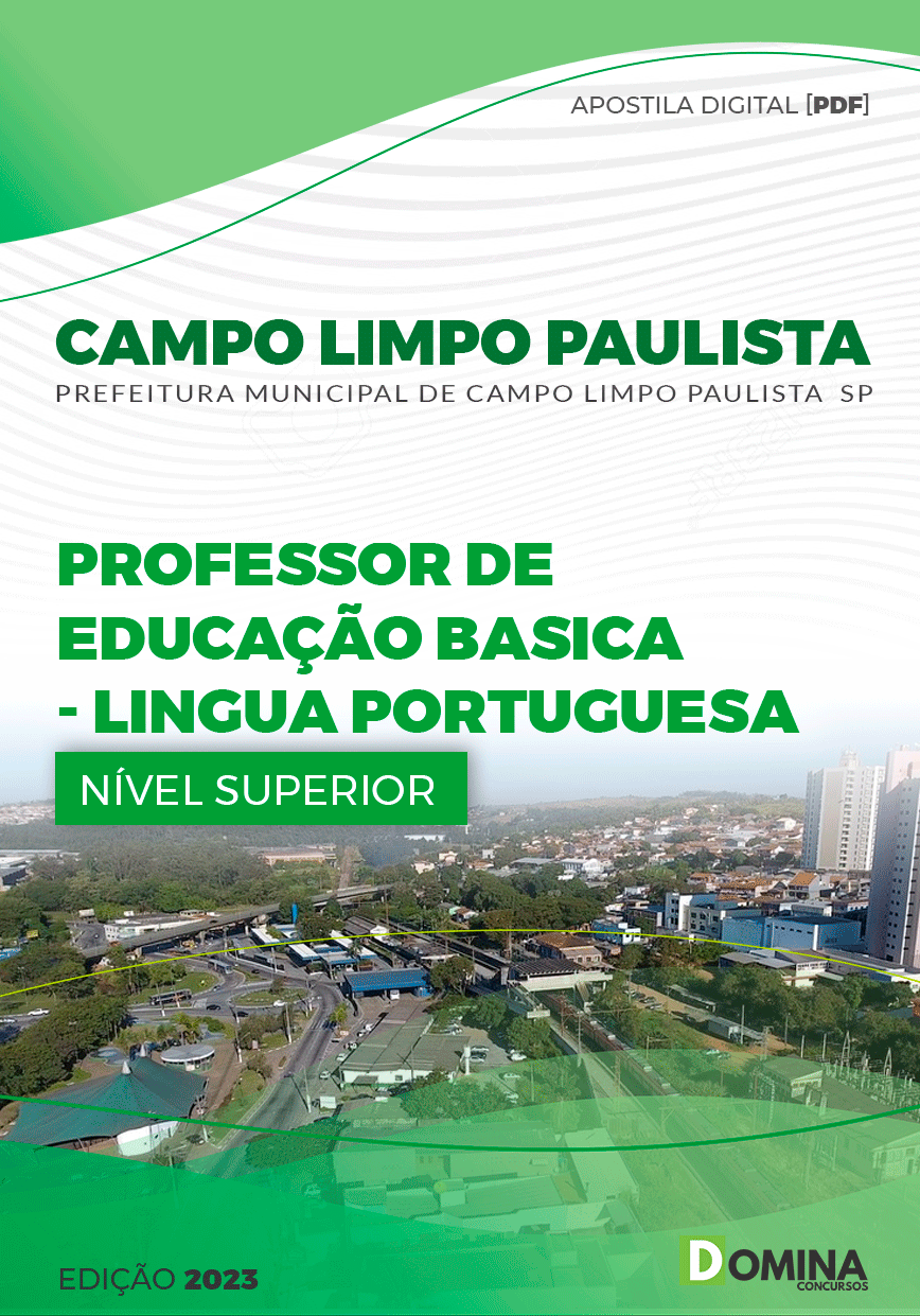 Apostila Pref Limpo Paulista SP 2023 Professor II Língua Portuguesa
