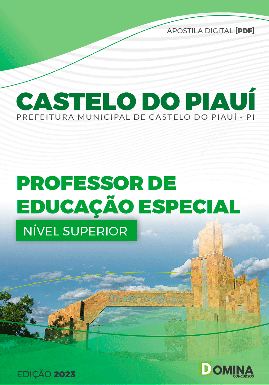 Apostila Pref Castelo do Piauí PI 2023 Professor Educação Especial